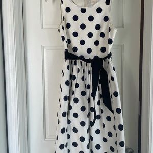 J Crew fullskirted polka dot dress size 4